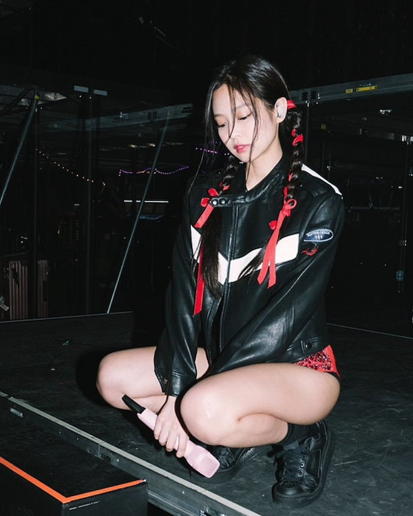 BLACKPINKジェニ着用★関税込★BITTER CELLS★Eco LeatherJacket BitterCells】Eco Leather Lacing Jacket □ジェニJennie着用