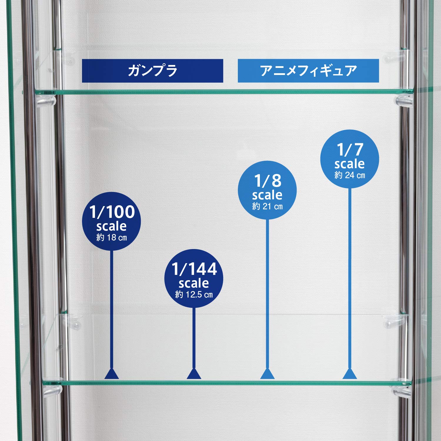 不二貿易 コレクションケース フィギュアケース 4段 幅42.5×奥行36.5×高さ120cm ホワイト 全面ガラス 組立商品 ロータイプ 97341 【Amazon.co.jp限定】 不二貿易 コレクションケース フィギュアケース 4段 幅42.5×奥行36.5×高さ120cm ホワイト 全面ガラス 組立商品 ロータイプ 97341 【Amazon.co.jp限定】