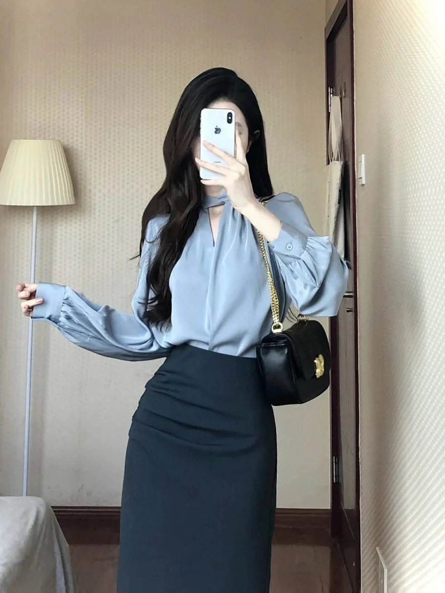 25 大人気 日系 卒業式 ママ スーツ セットアップ との女性の通勤プロのシャツ半身スカートファッション気質ツーピーススーツ 25 大人気 日系 卒業式 ママ スーツ セットアップ との女性の通勤プロのシャツ半身スカートファッション気質ツーピーススーツ