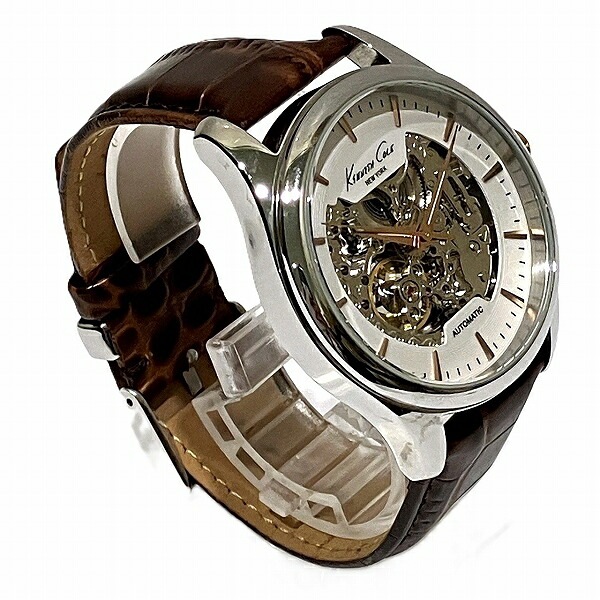 ケネスコール 10027198 裏スケルトン 自動巻 時計 腕時計 メンズ 【中古】 ケネスコール 10027198 裏スケルトン 自動巻 時計 腕時計 メンズ 【中古】