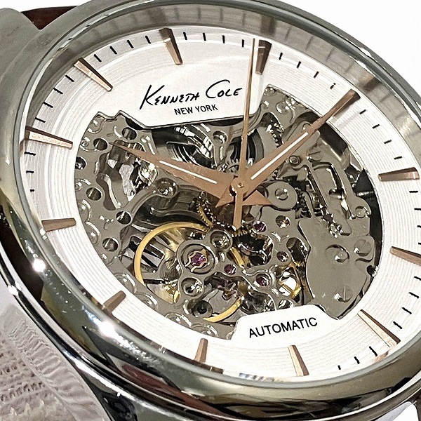 ケネスコール 10027198 裏スケルトン 自動巻 時計 腕時計 メンズ 【中古】 ケネスコール 10027198 裏スケルトン 自動巻 時計 腕時計 メンズ 【中古】