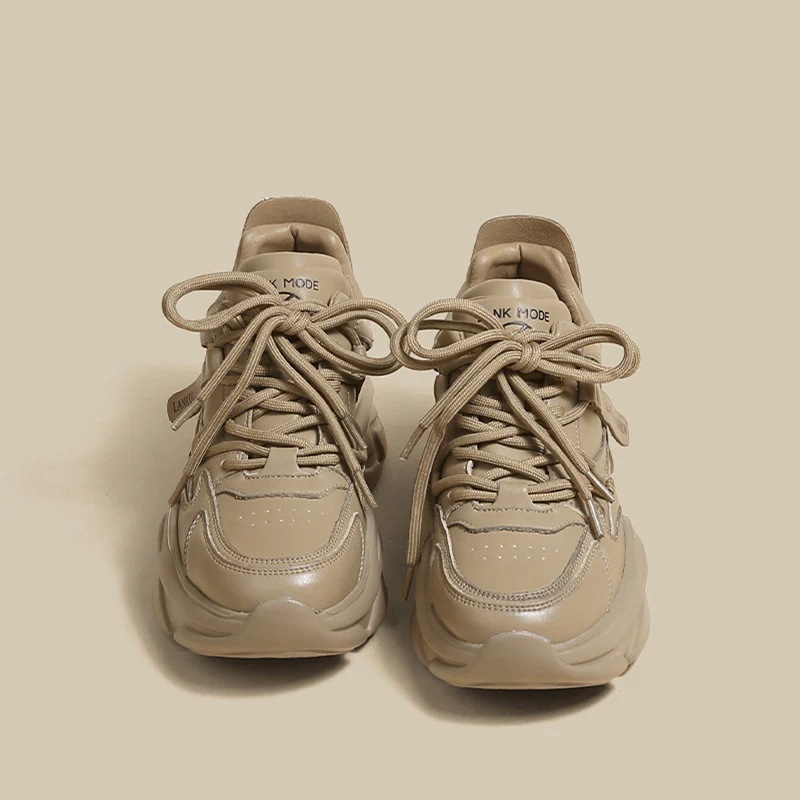 厚底シューズ 韓国ファッション高級感 おしゃれ 質感 スニーカー 厚底靴 ニッチデザイン 身長アップ 快適 厚底スニーカー 滑り止め靴カジュアル スニーカー 運動単靴