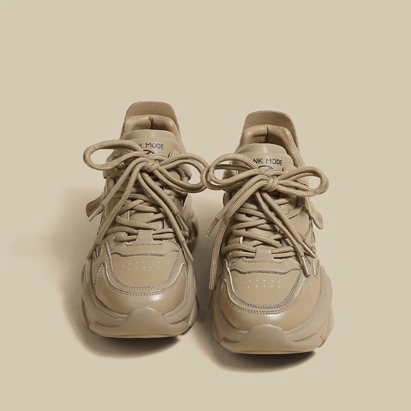 厚底シューズ 韓国ファッション高級感 おしゃれ 質感 スニーカー 厚底靴 ニッチデザイン 身長アップ 快適 厚底スニーカー 滑り止め靴カジュアル スニーカー 運動単靴