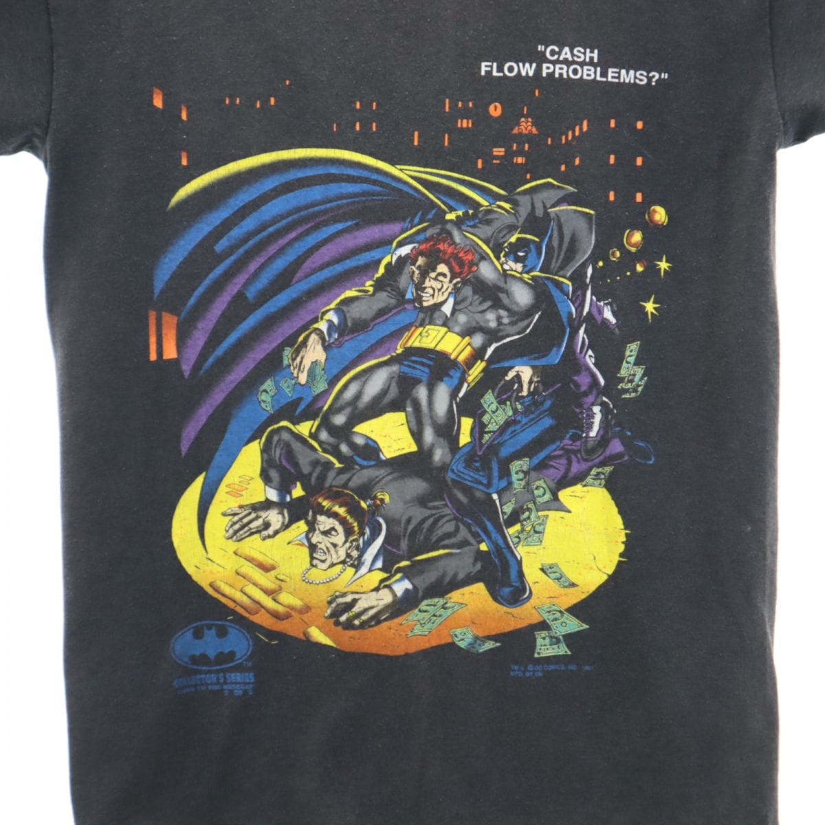 オールド 90s バットマン DCコミック 半袖 Tシャツ 黒 OLD メンズ