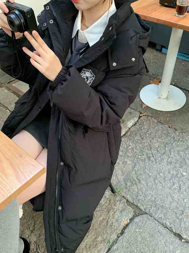 【3日で出荷】大人気 韓国ファッション ペアルック ダウンコート 大きいサイズ ダウンジャケット ロングコート 韓国 コート レディース服 コットン