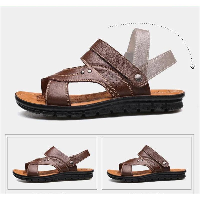 プレゼント サンダル 厚底 黒 革 スリッパ 男性 サボサンダル 疲れない 2way サンダル 幅広 おしゃれ 大きいサイズ 夏 2025 セール メンズ 】サンダル 【新作セール】【即納