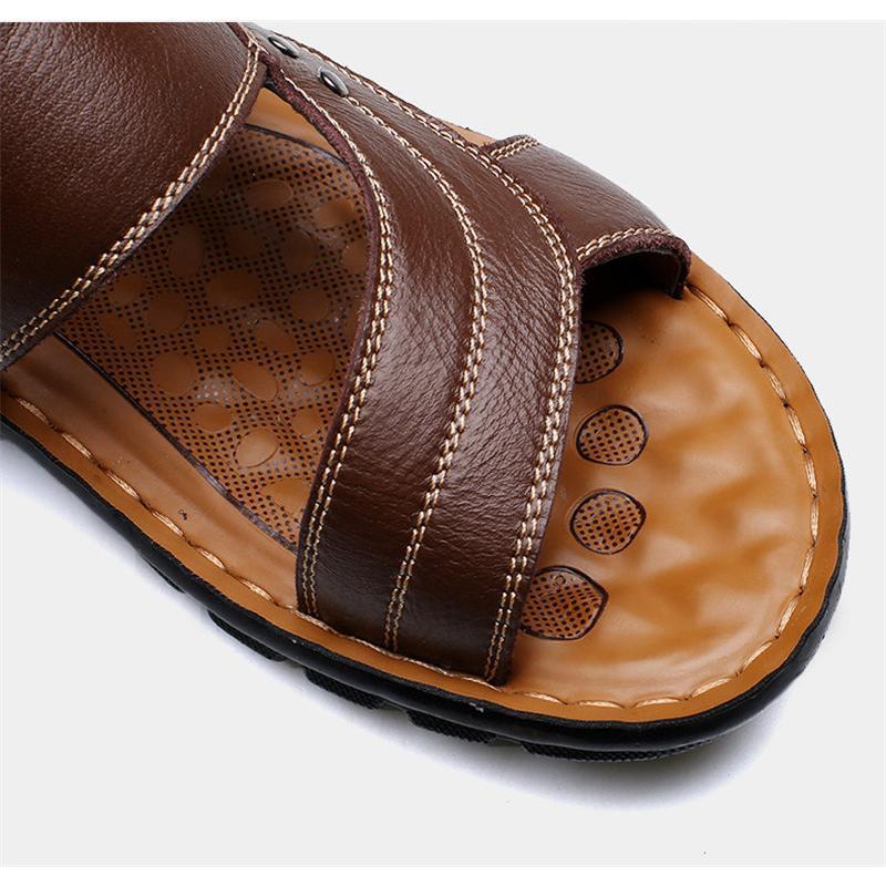 プレゼント サンダル 厚底 黒 革 スリッパ 男性 サボサンダル 疲れない 2way サンダル 幅広 おしゃれ 大きいサイズ 夏 2025 セール メンズ 】サンダル 【新作セール】【即納