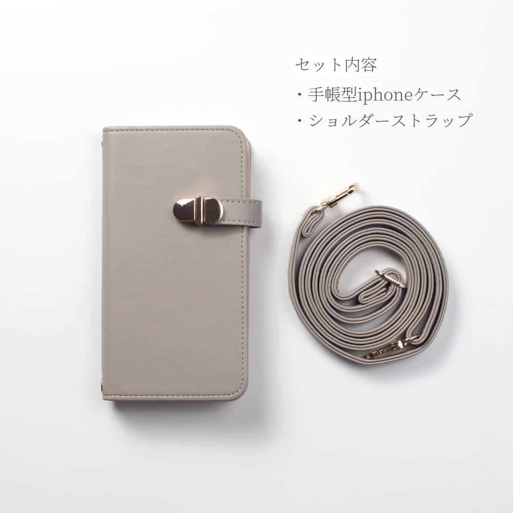 ギフトセット iphone ケース 手帳型 ストラップ付き iphone14 13 Pro ミラー付き かわいい ショルダー SE カバー 手帳 おしゃれ カード収納 12 mini スマホケース