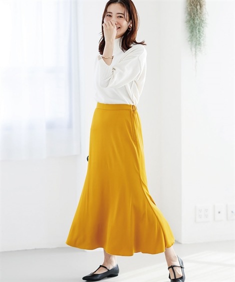 ロングスカート サテンマキシスカート OtonaSMILE mdprevattcaulkingandwaterproofing.com