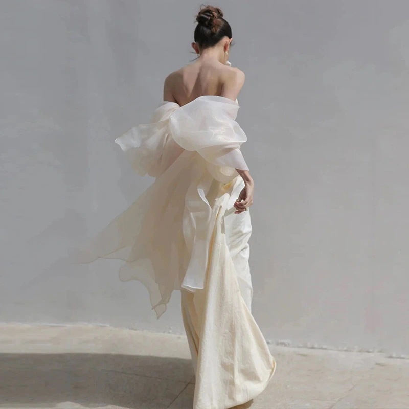 パーティードレス2024新商品 結婚式ワンピース ウェディングドレス 花嫁ロングドレス 演奏会 発表会 卒業式 成人式 同窓会 ドレスワンピース