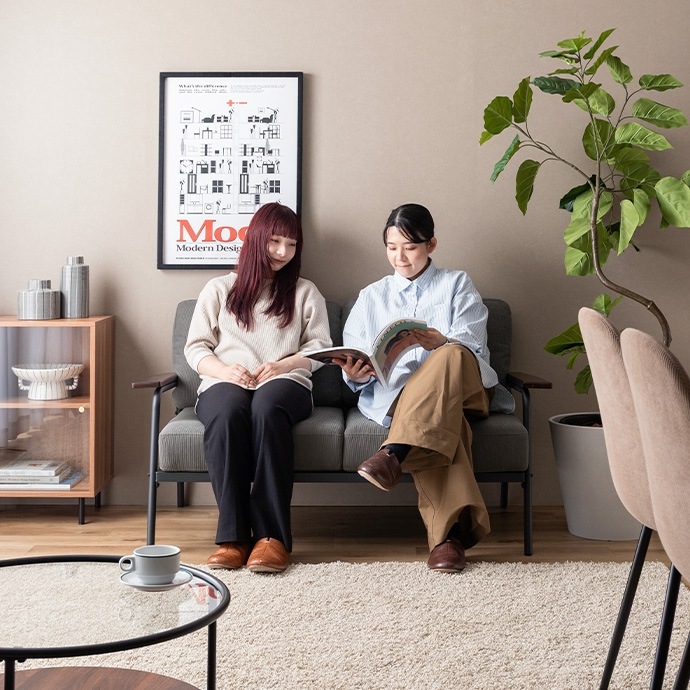 ソファ 2人掛け おしゃれ ダイニング 北欧 コーデュロイ ポケットコイル 座りやすい 天然木 アイアン