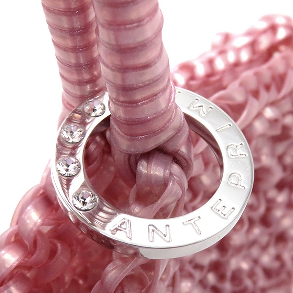 アンテプリマ ANTEPRIMA トートバッグ ワイヤーバッグ ワイヤー ピンク シルバー金具 サンリオ マイメロディコラボ ラインストーン 【保存袋】【中古】 アンテプリマ ANTEPRIMA トートバッグ ワイヤーバッグ ワイヤー ピンク シルバー金具 サンリオ マイメロディコラボ ラインストーン 【保存袋】【中古】