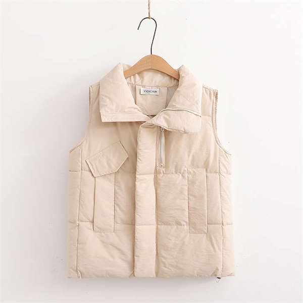 Qoo10] 中綿ベスト レディース ショート丈 ベス