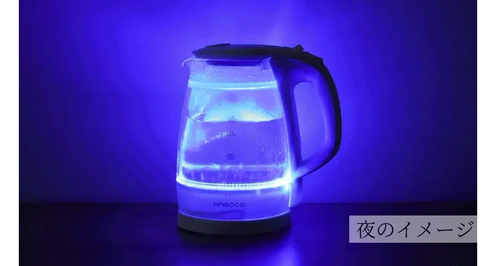 【メガ割50%off】電気ケトル 1.0L 二重構造 透明 ガラス ポット 過熱保護 青い光が飾り 湯沸かし ケトル 火傷防ぎ 電気ポット GEK-1501 【メガ割50%off】電気ケトル 1.0L 二重構造 透明 ガラス ポット 過熱保護 青い光が飾り 湯沸かし ケトル 火傷防ぎ 電気ポット GEK-1501