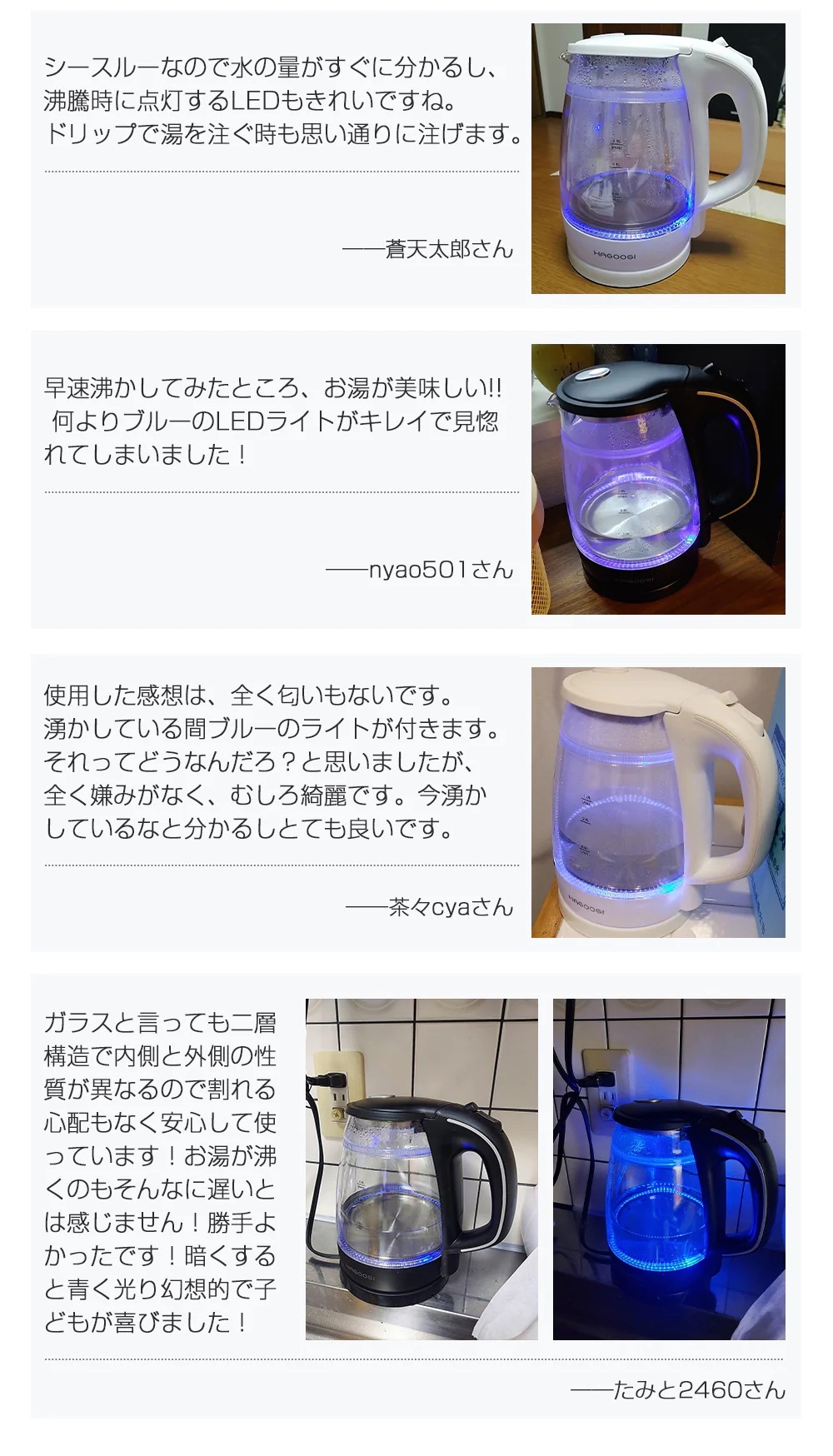 【メガ割50%off】電気ケトル 1.0L 二重構造 透明 ガラス ポット 過熱保護 青い光が飾り 湯沸かし ケトル 火傷防ぎ 電気ポット GEK-1501 【メガ割50%off】電気ケトル 1.0L 二重構造 透明 ガラス ポット 過熱保護 青い光が飾り 湯沸かし ケトル 火傷防ぎ 電気ポット GEK-1501