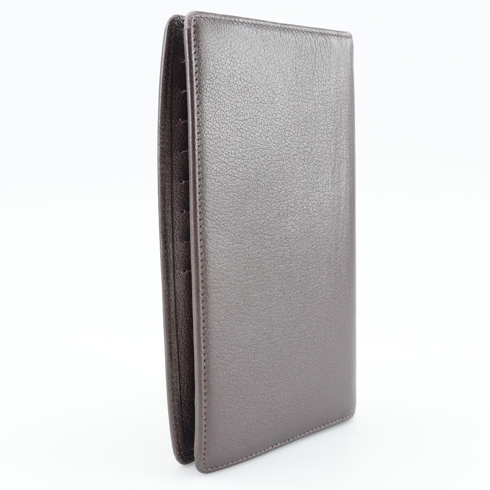 カメリア ココマーク 長財布 レザー メタリックパープル レディース 中古品 カメリア ココマーク 長財布 レザー メタリックパープル レディース 中古品