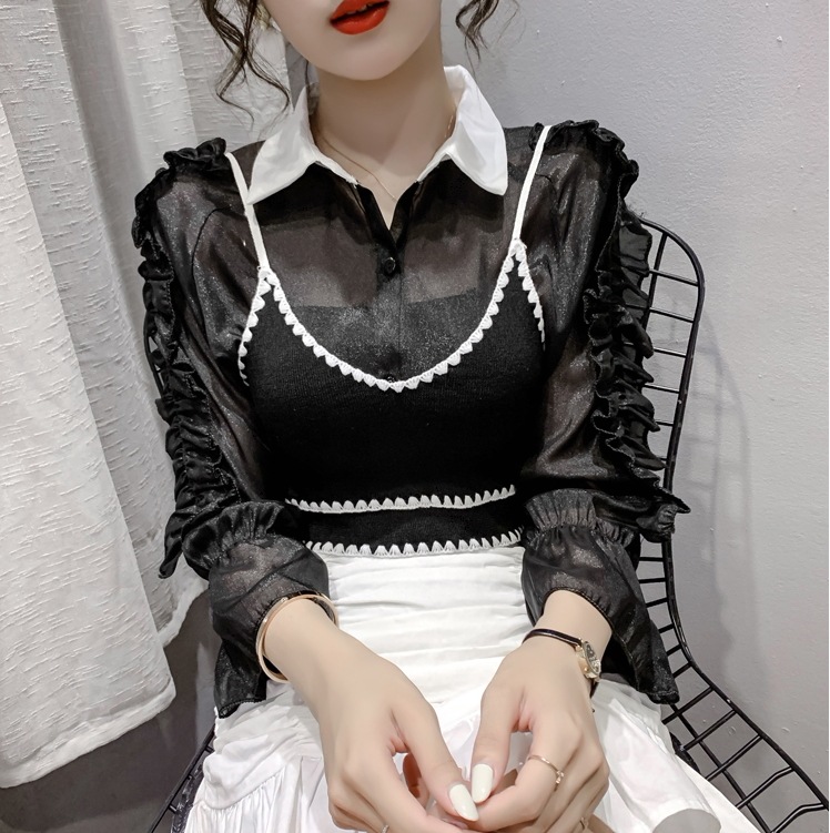 長袖ブラウス ビスチェ トップス シャツ ブラウス ベスト 袖あり 長袖 襟付き 前開き 2点セット ツーピース かわいい 大人可愛い きれいめ シンプル カジュアル 大人 上品 おしゃれ お洒落 長袖ブラウス ビスチェ トップス シャツ ブラウス ベスト 袖あり 長袖 襟付き 前開き 2点セット ツーピース かわいい 大人可愛い きれいめ シンプル カジュアル 大人 上品 おしゃれ お洒落