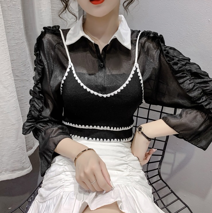 長袖ブラウス ビスチェ トップス シャツ ブラウス ベスト 袖あり 長袖 襟付き 前開き 2点セット ツーピース かわいい 大人可愛い きれいめ シンプル カジュアル 大人 上品 おしゃれ お洒落 長袖ブラウス ビスチェ トップス シャツ ブラウス ベスト 袖あり 長袖 襟付き 前開き 2点セット ツーピース かわいい 大人可愛い きれいめ シンプル カジュアル 大人 上品 おしゃれ お洒落