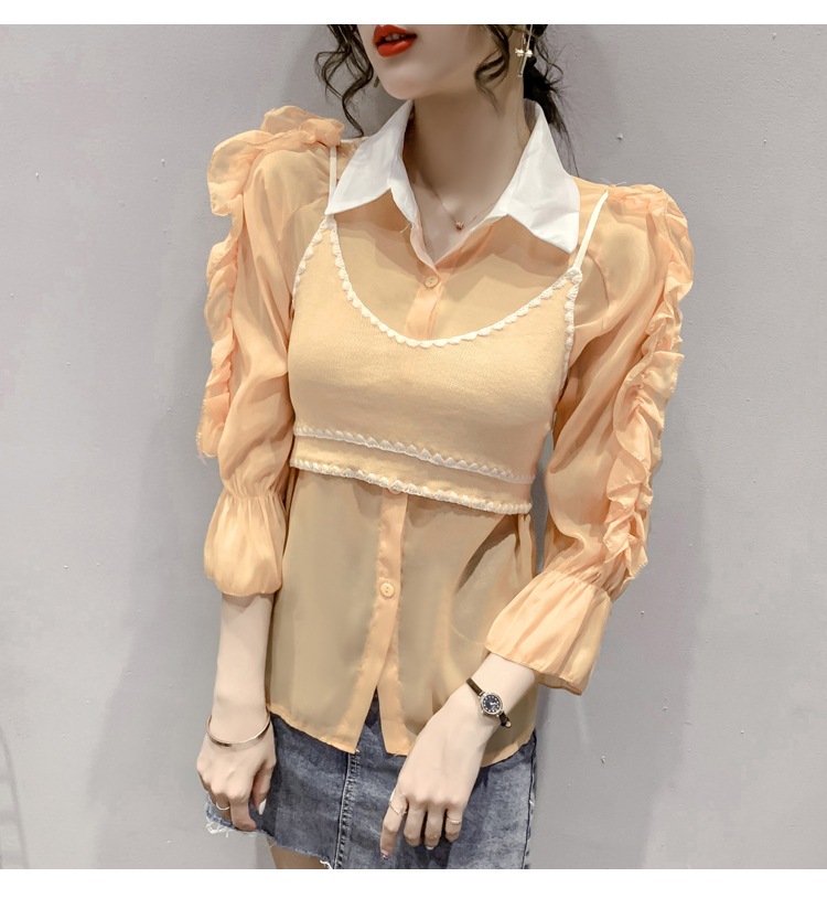 長袖ブラウス ビスチェ トップス シャツ ブラウス ベスト 袖あり 長袖 襟付き 前開き 2点セット ツーピース かわいい 大人可愛い きれいめ シンプル カジュアル 大人 上品 おしゃれ お洒落 長袖ブラウス ビスチェ トップス シャツ ブラウス ベスト 袖あり 長袖 襟付き 前開き 2点セット ツーピース かわいい 大人可愛い きれいめ シンプル カジュアル 大人 上品 おしゃれ お洒落