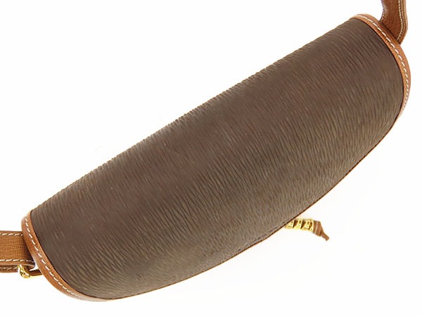 美品ロエベヴィンテージベラスケス斜め掛けショルダーバッグショルダーポーチポシェットツイスト金具ダークブラウンブラウン