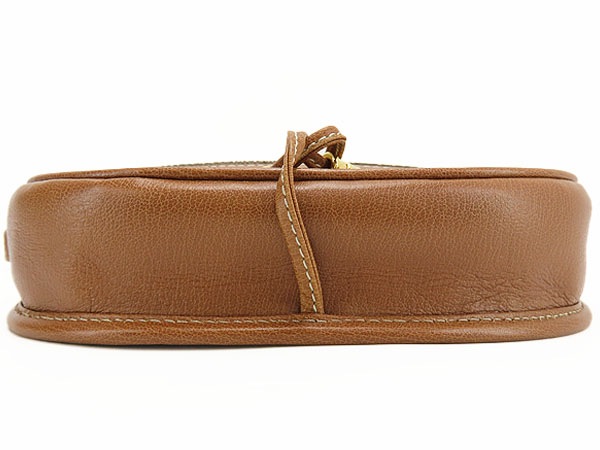 美品ロエベヴィンテージベラスケス斜め掛けショルダーバッグショルダーポーチポシェットツイスト金具ダークブラウンブラウン