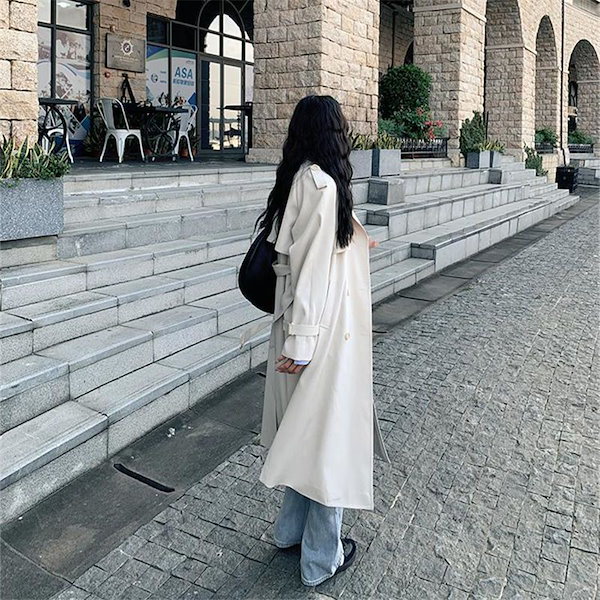 Qoo10] 2025春 新作 高級感 トレンチコート