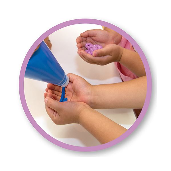 (まとめ) ぺんてる ゆびえのぐ 650g むらさきWHGT13 1本 (×10セット)