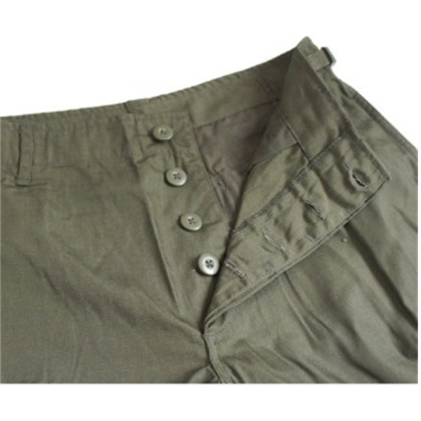 アメリカ軍 BDU カーゴパンツ Lサイズ オリーブ リップストップ YN521007 レプリカ ミリタリーパンツ 軍モノ 迷彩服