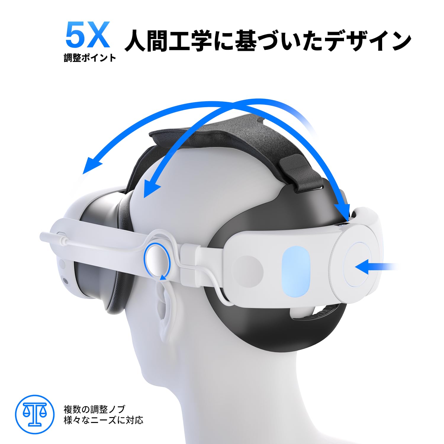 Iesooy Quest 3用ストラップ 充電機能付き 6000mAhバッテリーデジタル表示 多角度を自由に調節ヘッドストラップ 交換用ヘッドストラップ VRヘッドバンド Meta Quest 3交換 mdprevattcaulkingandwaterproofing.com