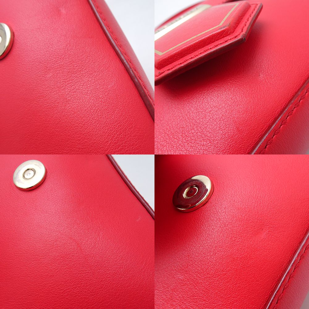 ノビレ ショルダーバッグ レザー レッド/351415【中古】 ノビレ ショルダーバッグ レザー レッド/351415【中古】