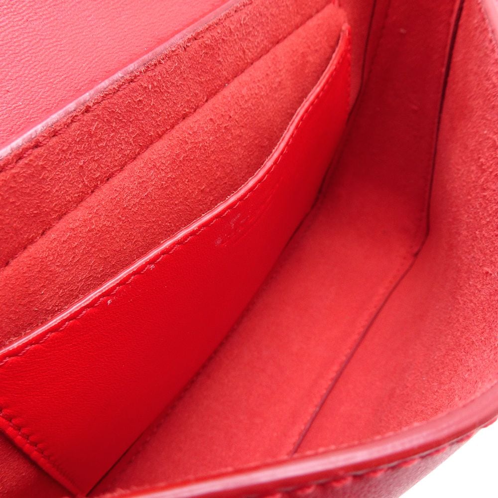 ノビレ ショルダーバッグ レザー レッド/351415【中古】 ノビレ ショルダーバッグ レザー レッド/351415【中古】