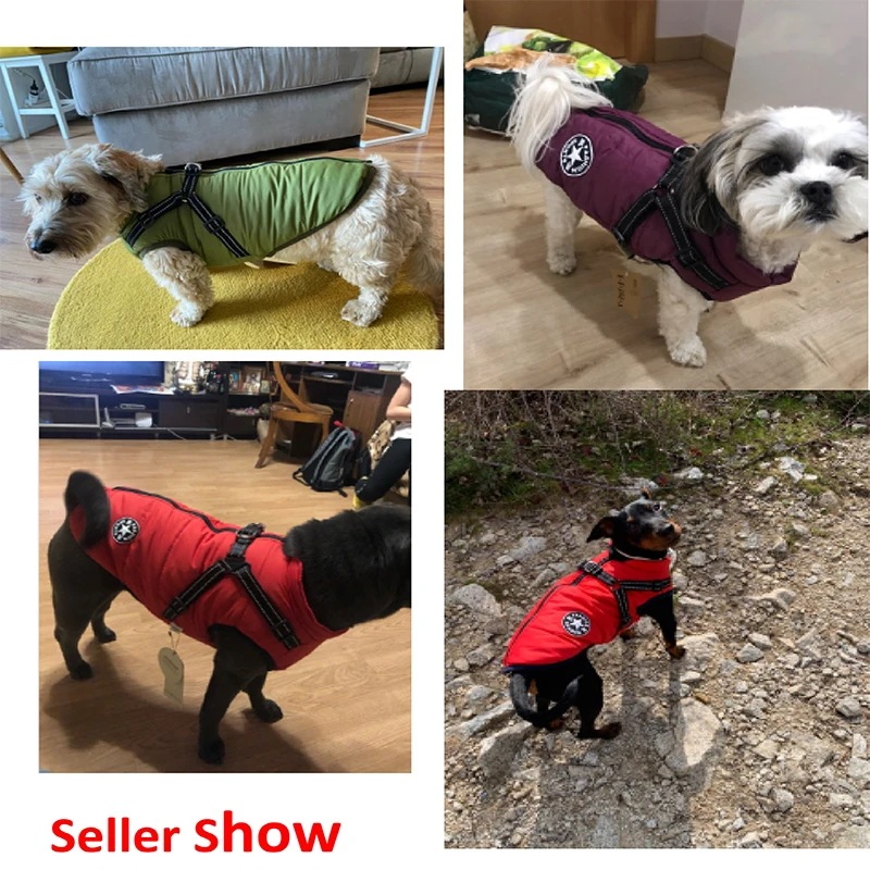 大型ペット用犬用ジャケット,リード付き,柔らかく暖かい犬の服,防水コート,犬用ベスト,フレンチブルドッグ,冬 大型ペット用犬用ジャケット,リード付き,柔らかく暖かい犬の服,防水コート,犬用ベスト,フレンチブルドッグ,冬