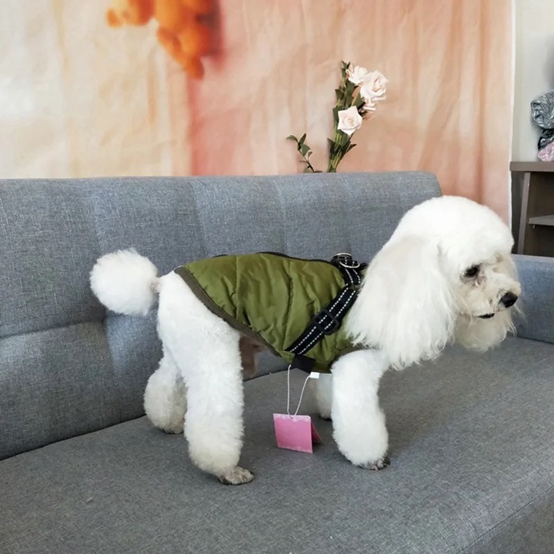 大型ペット用犬用ジャケット,リード付き,柔らかく暖かい犬の服,防水コート,犬用ベスト,フレンチブルドッグ,冬 大型ペット用犬用ジャケット,リード付き,柔らかく暖かい犬の服,防水コート,犬用ベスト,フレンチブルドッグ,冬