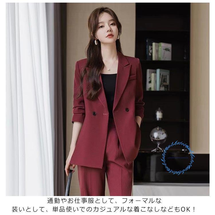 (XRELEX)!!スーツ レディース パンツスーツ スーツセット レディーススーツ 春 夏 ビジネススーツ セットアップ 大きいサイズ フォーマル テーラード ジャケッ (XRELEX)!!スーツ レディース パンツスーツ スーツセット レディーススーツ 春 夏 ビジネススーツ セットアップ 大きいサイズ フォーマル テーラード ジャケッ