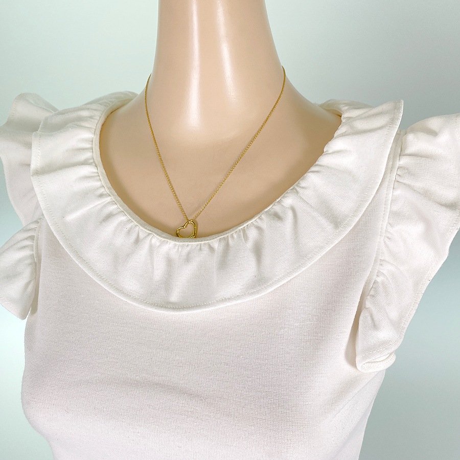 オープンハート ネックレス sst【中古】 オープンハート ネックレス sst【中古】