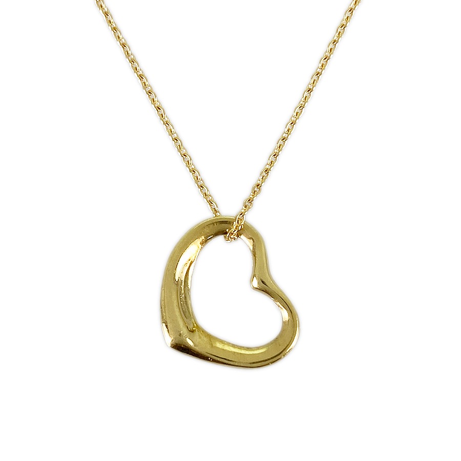 オープンハート ネックレス sst【中古】 オープンハート ネックレス sst【中古】