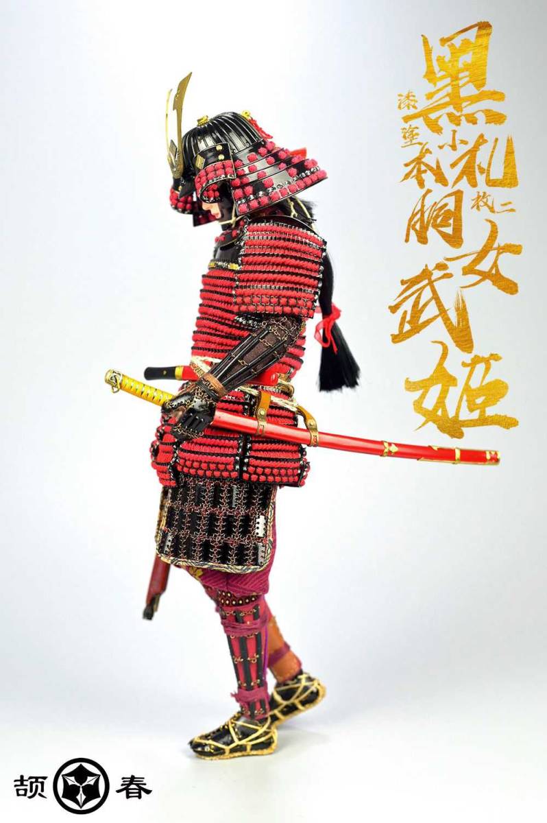 新品未開封頡春工作室 IQO MODEL 1/6 姫武者 八重 黒バージョン 限定200体 ホットトイズ IQOMODEL 武田信玄 影武者