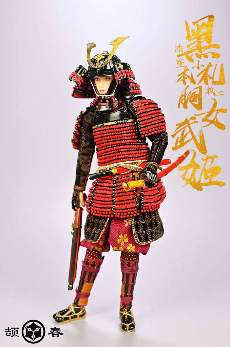 新品未開封頡春工作室 IQO MODEL 1/6 姫武者 八重 黒バージョン 限定200体 ホットトイズ IQOMODEL 武田信玄 影武者