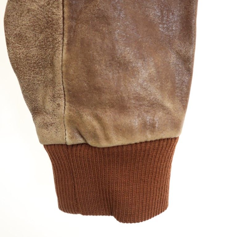 レトログレード 牛革 レザージャケット S ブラウン Retro Grade メンズ レトログレード 牛革 レザージャケット S ブラウン Retro Grade メンズ