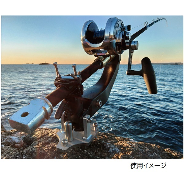 釣武者 磯用品 本九絵アンカー竿受 釣武者 磯用品 本九絵アンカー竿受
