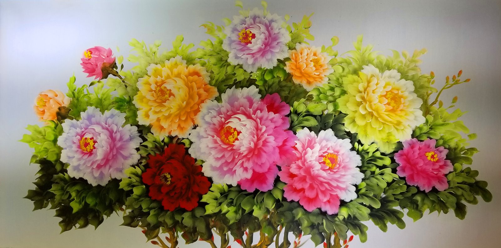 絵画 油絵　牡丹 楽天市場】後藤順一 朱牡丹 日本画10号 : ギャラリーダッドアート