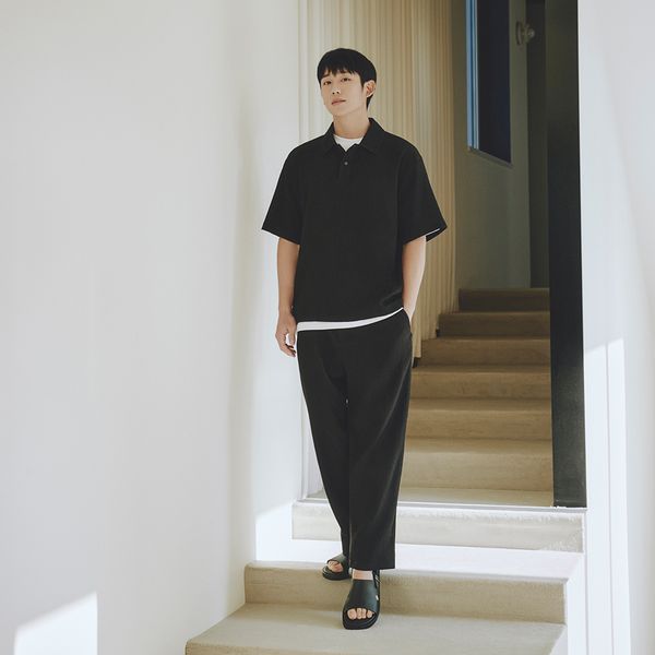 (マインドブリッジ) リラックスフィットプリーツバンディングパンツ MXPT3130 (マインドブリッジ) リラックスフィットプリーツバンディングパンツ MXPT3130