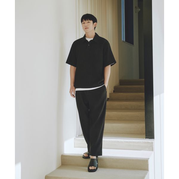 (マインドブリッジ) リラックスフィットプリーツバンディングパンツ MXPT3130 (マインドブリッジ) リラックスフィットプリーツバンディングパンツ MXPT3130