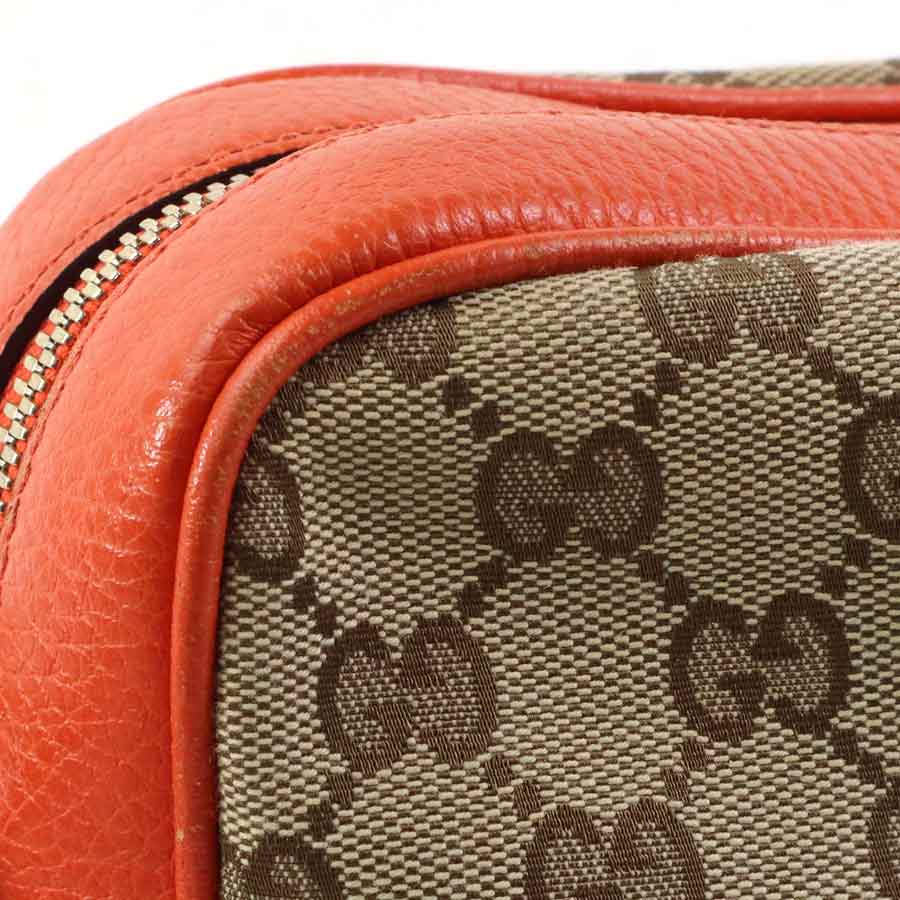 グッチ GUCCI 斜め掛けショルダーバッグ GGキャンバス キャンバス/レザー ブラウン/オレンジ レディース 449413 e58743a グッチ GUCCI 斜め掛けショルダーバッグ GGキャンバス キャンバス/レザー ブラウン/オレンジ レディース 449413 e58743a