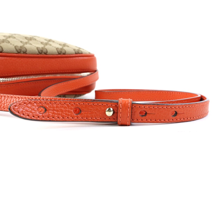 グッチ GUCCI 斜め掛けショルダーバッグ GGキャンバス キャンバス/レザー ブラウン/オレンジ レディース 449413 e58743a グッチ GUCCI 斜め掛けショルダーバッグ GGキャンバス キャンバス/レザー ブラウン/オレンジ レディース 449413 e58743a