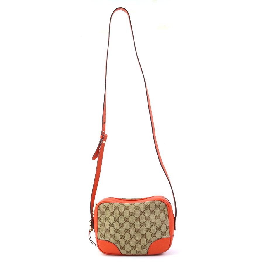 グッチ GUCCI 斜め掛けショルダーバッグ GGキャンバス キャンバス/レザー ブラウン/オレンジ レディース 449413 e58743a グッチ GUCCI 斜め掛けショルダーバッグ GGキャンバス キャンバス/レザー ブラウン/オレンジ レディース 449413 e58743a
