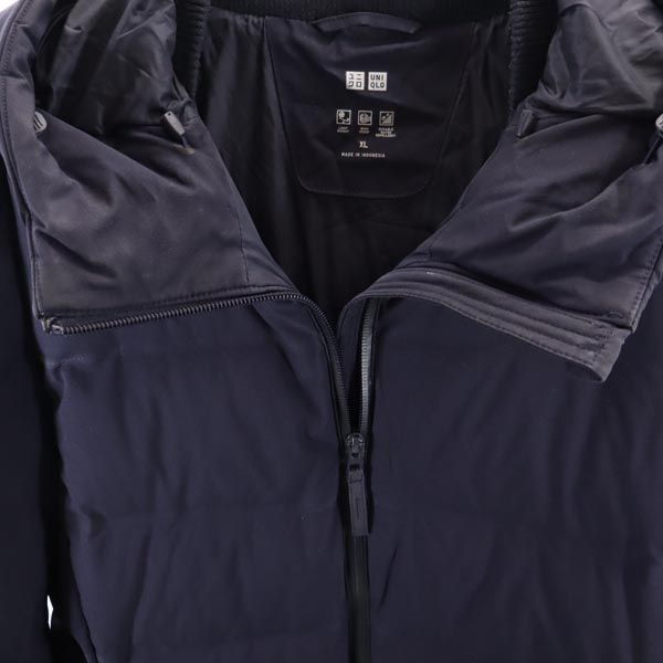 シームレス ダウンコート XL ネイビー レディース シームレス ダウンコート XL ネイビー レディース