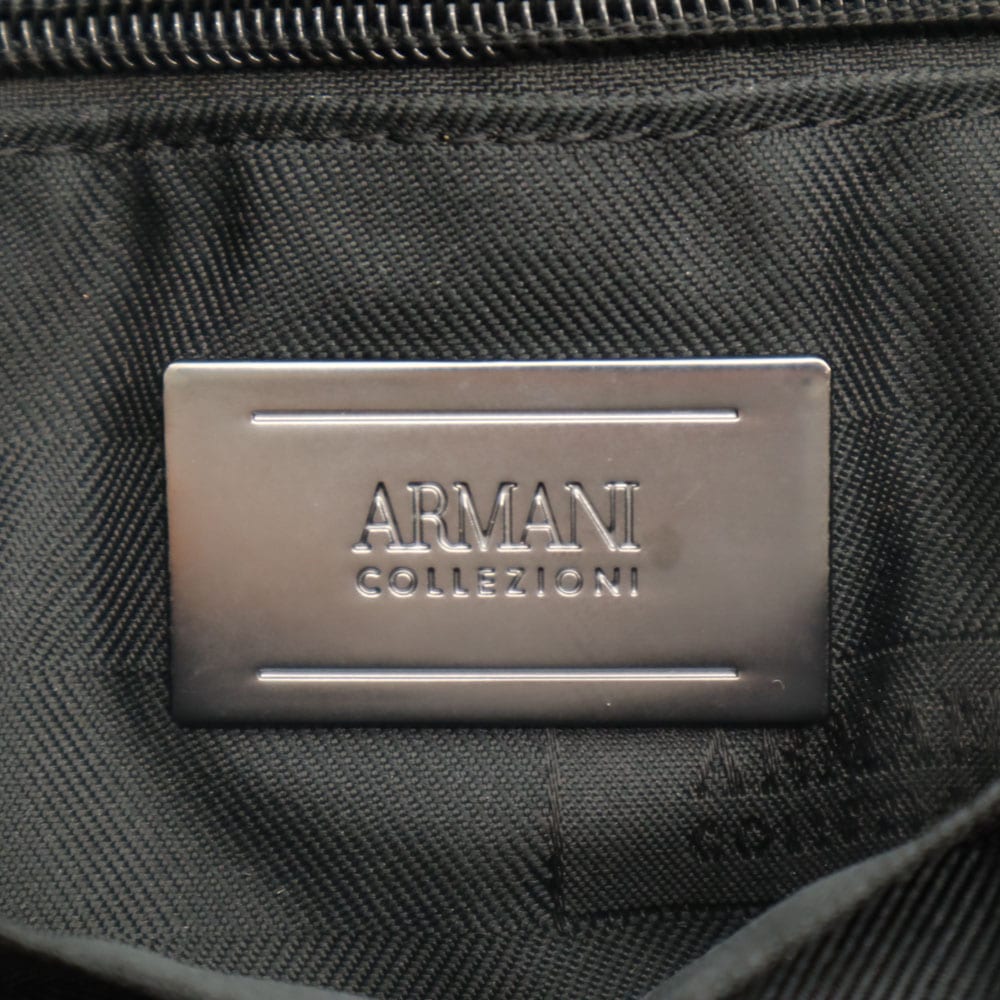 イタリア製 ロゴ総柄 ショルダーバッグ ブラック系 メンズ