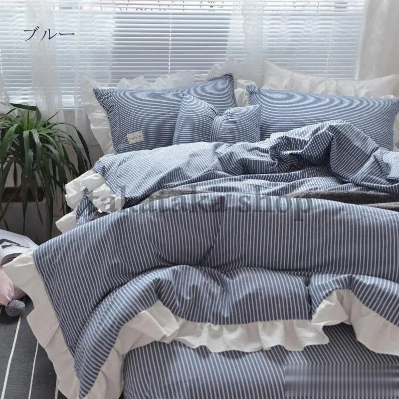 布団カバー フリル付き シングル 3点セット セミダブル かわいいフリル 暖か 掛け布団カバー 敷き 布団カバー フリル付き シングル 3点セット セミダブル かわいいフリル 暖か 掛け布団カバー 敷き