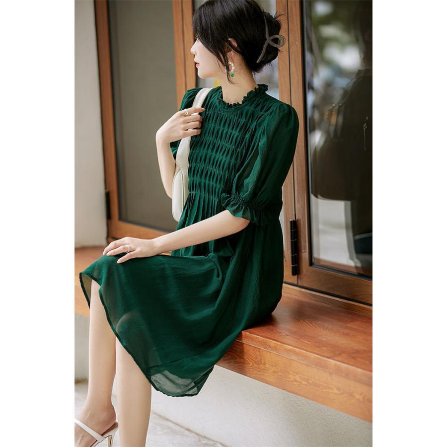 ワンピース 半袖 春 夏 レディース ロングワンピース プリーツ ミディアム丈 ひざワンピース カジュアル風 体型カバー 無地 ドレス 着痩せ 40代 ワンピース 半袖 春 夏 レディース ロングワンピース プリーツ ミディアム丈 ひざワンピース カジュアル風 体型カバー 無地 ドレス 着痩せ 40代